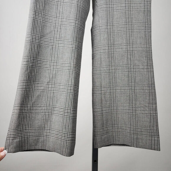Wilfred Plaid High Waist Wide Leg Crop Pants Size 2 - Picture 5 of 11